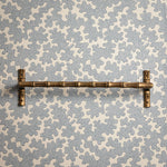 Bamboo Towel Bar, Aged Brass Lifestyle
