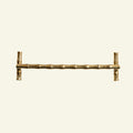 Bamboo Towel Bar, Lacquered Brass