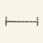 Bamboo Towel Bar, Lacquered Brass