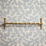 Bamboo Towel Bar, Lacquered Brass