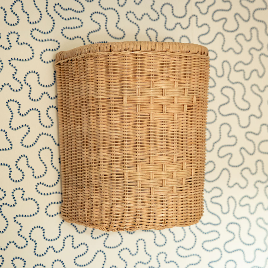 Beatrice Wall Light Shade, Natural lifestyle close up