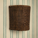 Beatrice Wall Light Shade, Teak lifestyle closeup
