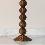 Bobbin-rattan-lamp-base-teak-close-up