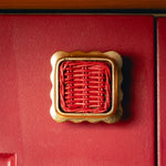 Delilah-square-knob-red-gold-closeup