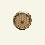Delilah Ceiling Canopy, Gold & Natural plain