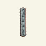 Delilah Handle, Blue & Polished Chrome