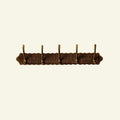 Delilah Hook Rail, Aged & Teak