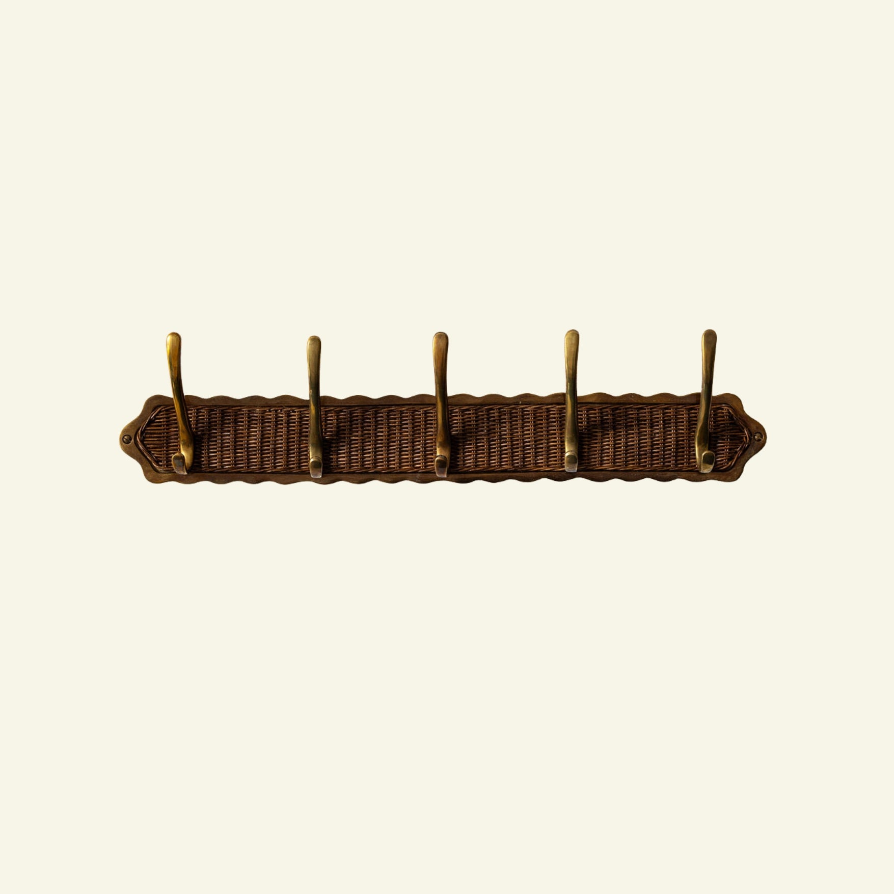 Delilah Hook Rail, Aged & Teak