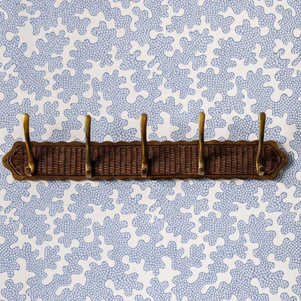 Delilah Hook Rail, Aged & Teak front on