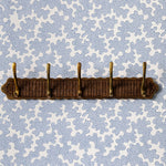 Delilah Hook Rail, Aged & Teak front on