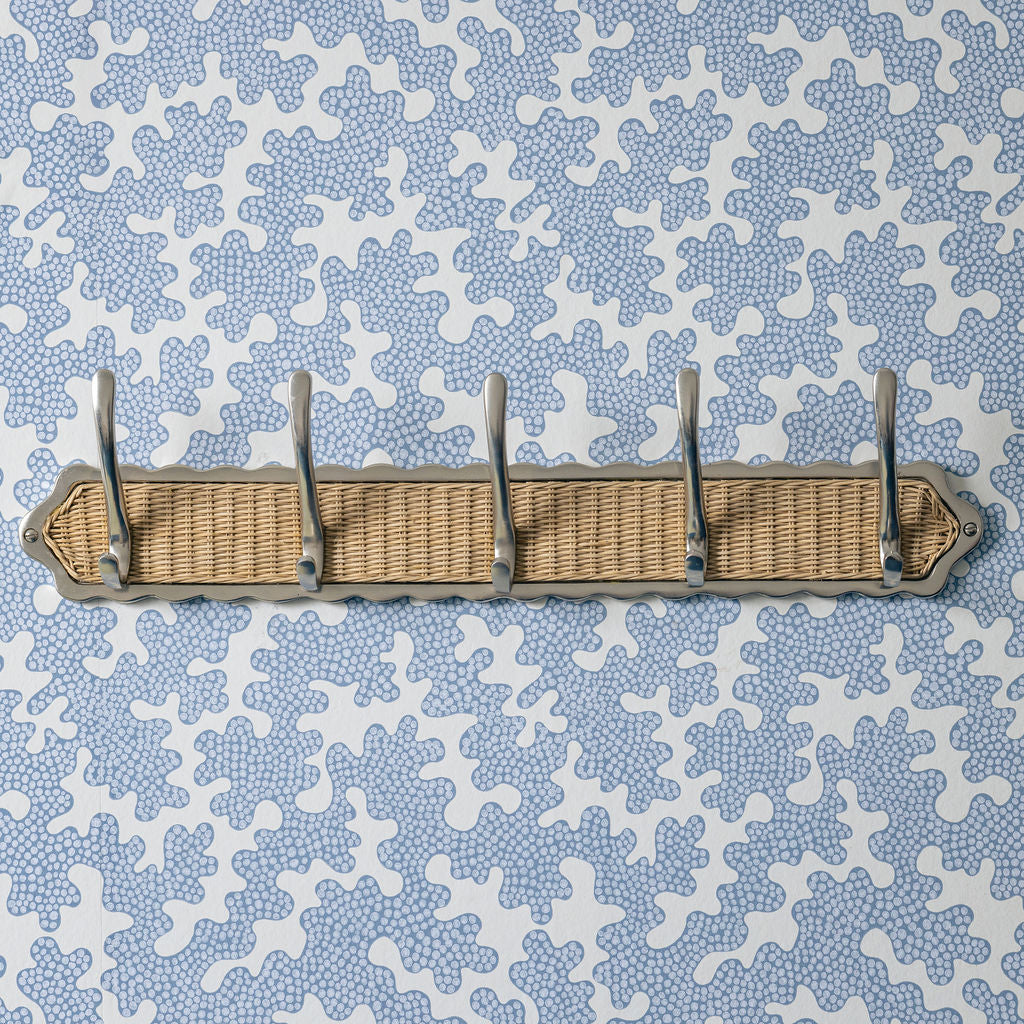 Delilah Hook Rail, Chrome & Natural front image
