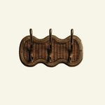 Eliza Hook Rail, Teak & Aged Brass