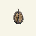 Eliza Single Hook, Chrome & Natural