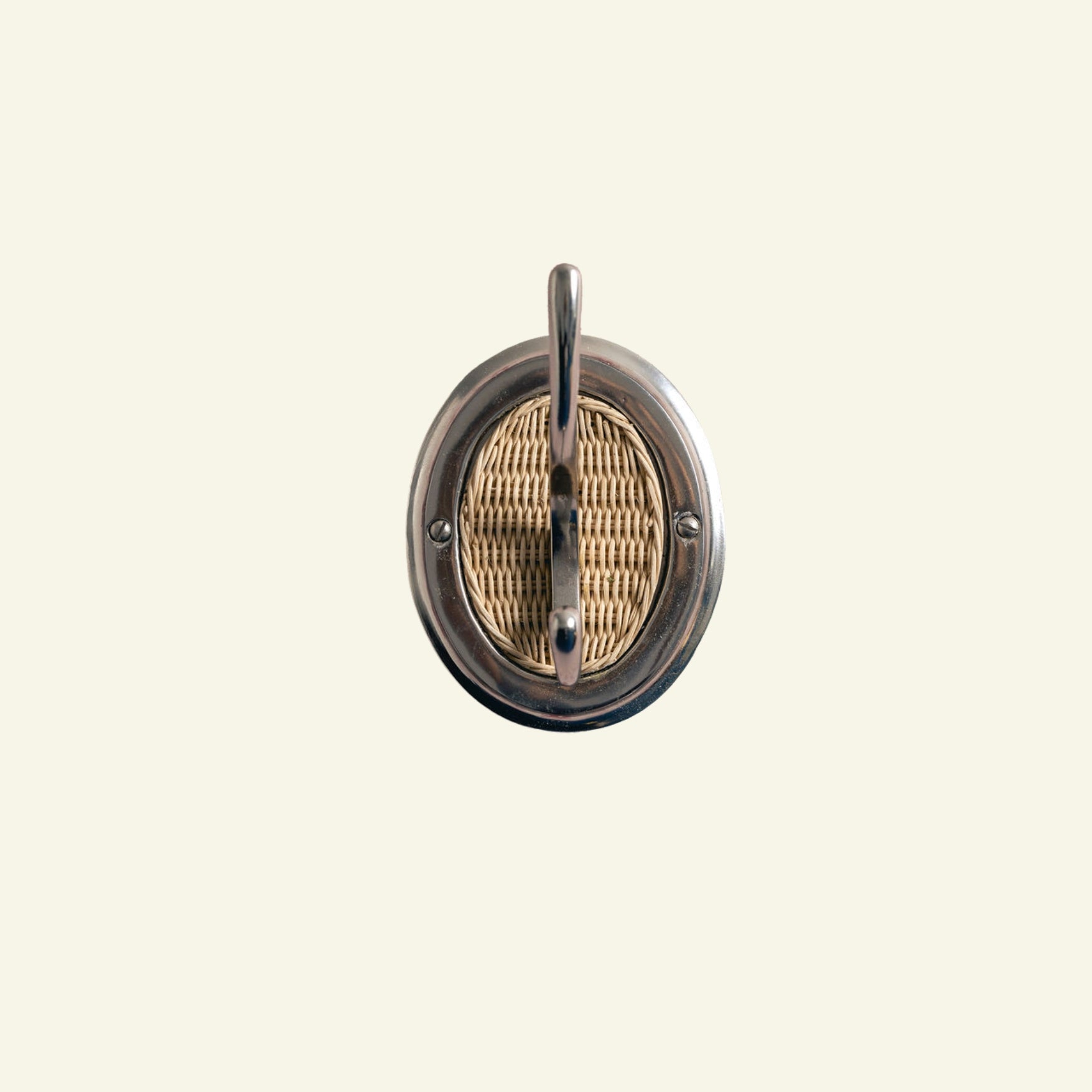 Eliza Single Hook, Chrome & Natural