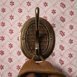 Eliza Single Hook, Teak & Aged Brass lifestyle