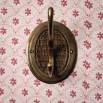 Eliza Single Hook, Teak & Aged Brass lifestyle