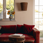Evelyn Wall Light Shade, Teak lifestyle