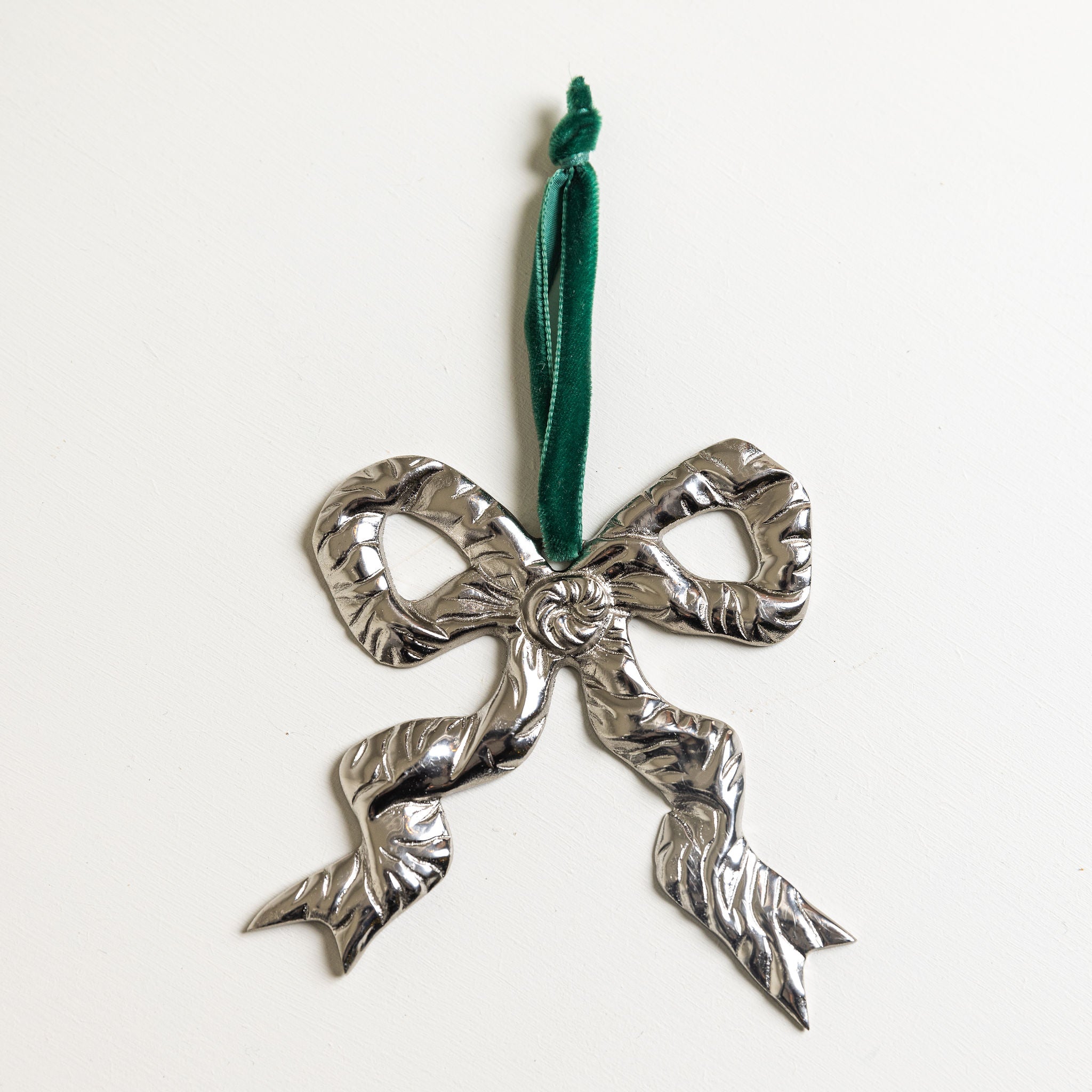 Bow Brass Tree Ornament