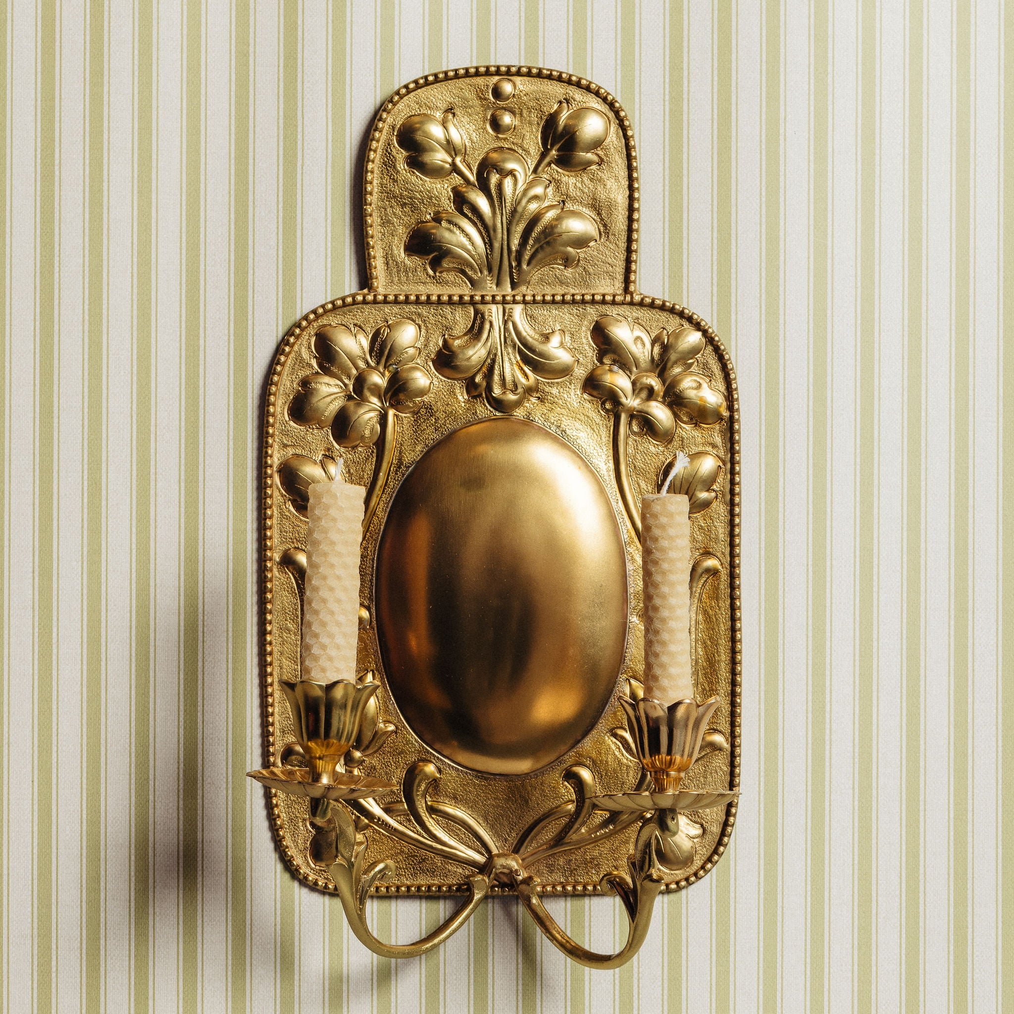 Flora Brass Wall Sconce