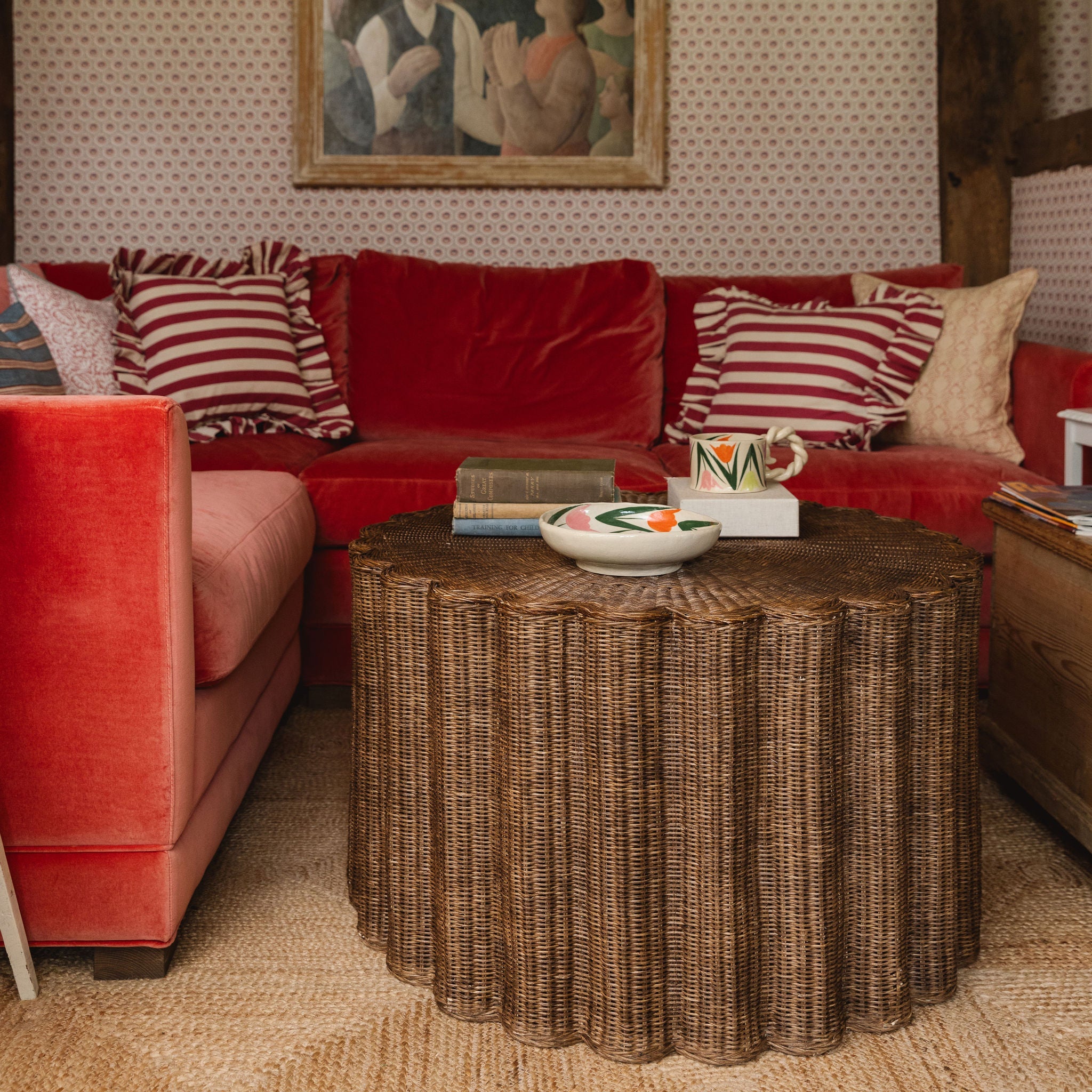 Kelly Rattan Coffee Table