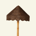 Lily-rattan-lampshade