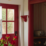 Luna-wall-light-shade-small-red