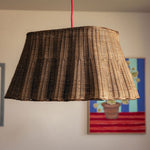 Matilda Rattan Pendant Shade, Small lifestyle close up two