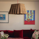 Matilda Rattan Pendant Shade, Small lifestyle two