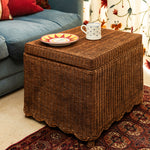 Mimi-scalloped-ottoman-teak-with-sofa