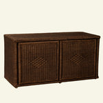 Peti-rattan-bench-plain-background