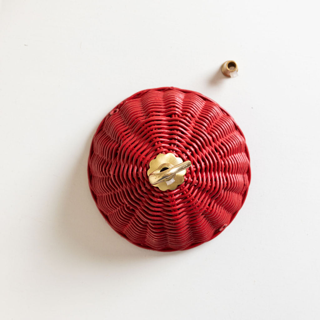 Rita-ceiling-rose-incarnadine-red-with-fixture