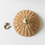 Rita Rattan Ceiling Canopy, Natural full image