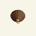 Rita Rattan Ceiling Canopy, teak full image