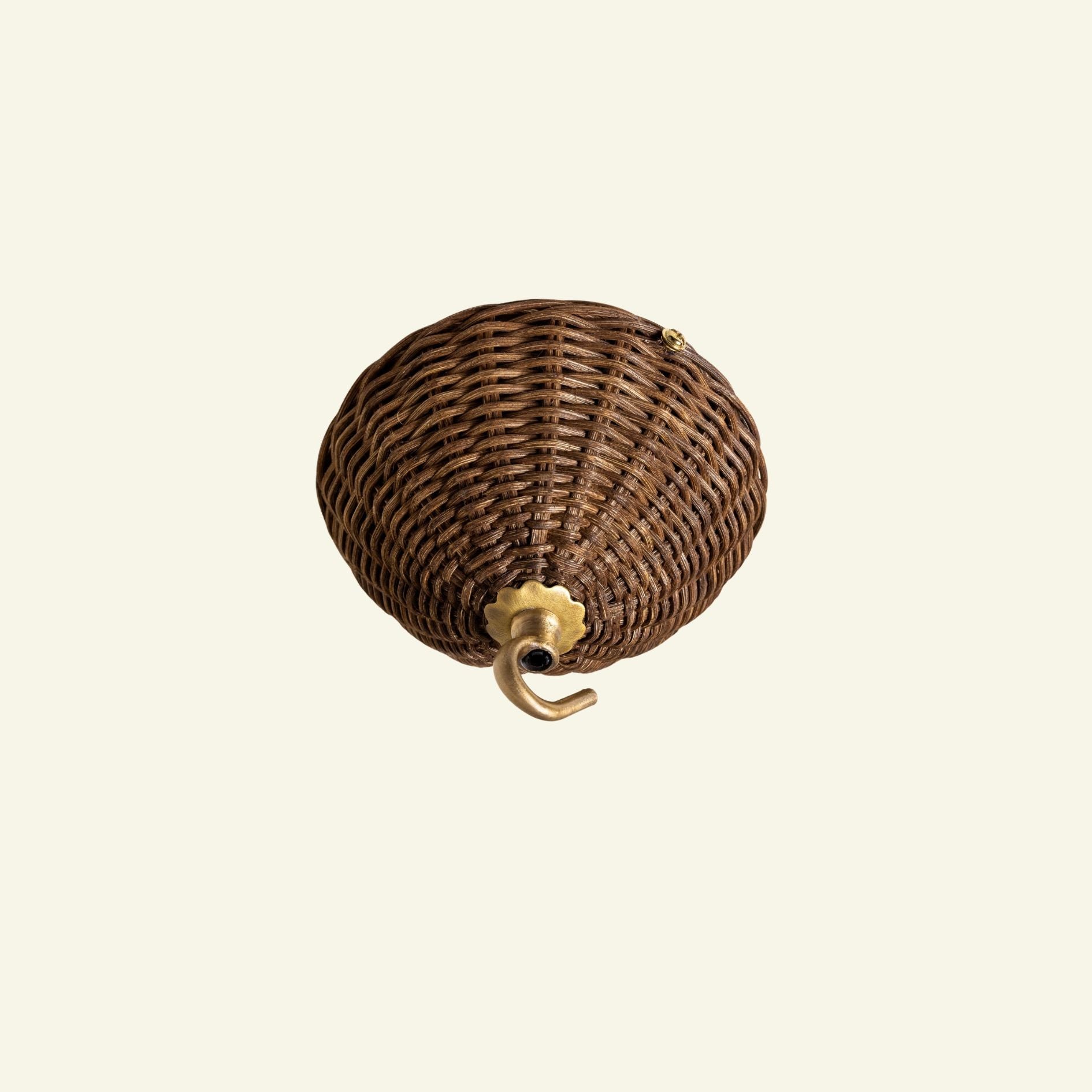Rita Rattan Ceiling Canopy, teak full image