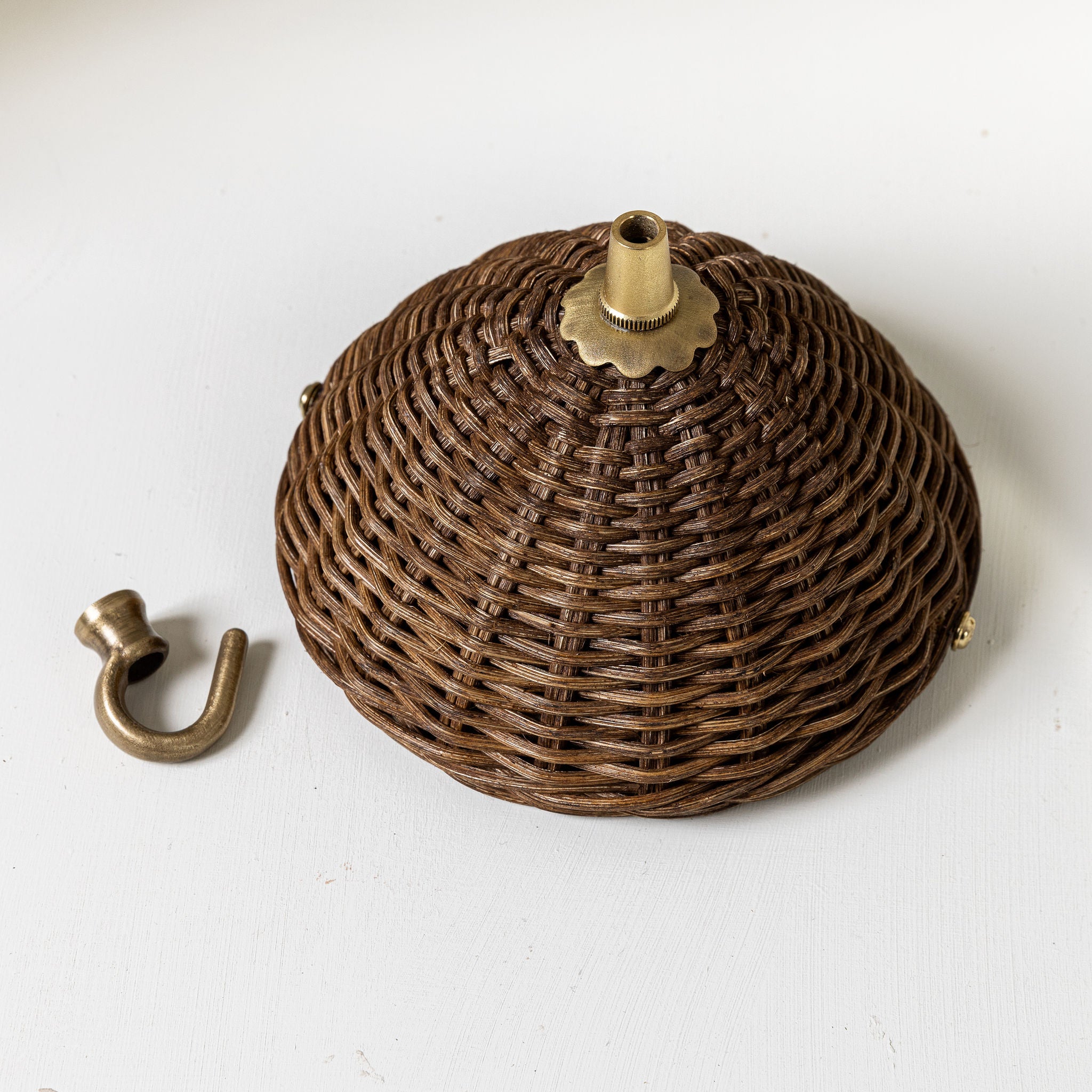 Ritu-ceiling-rose-with-hook-teak-