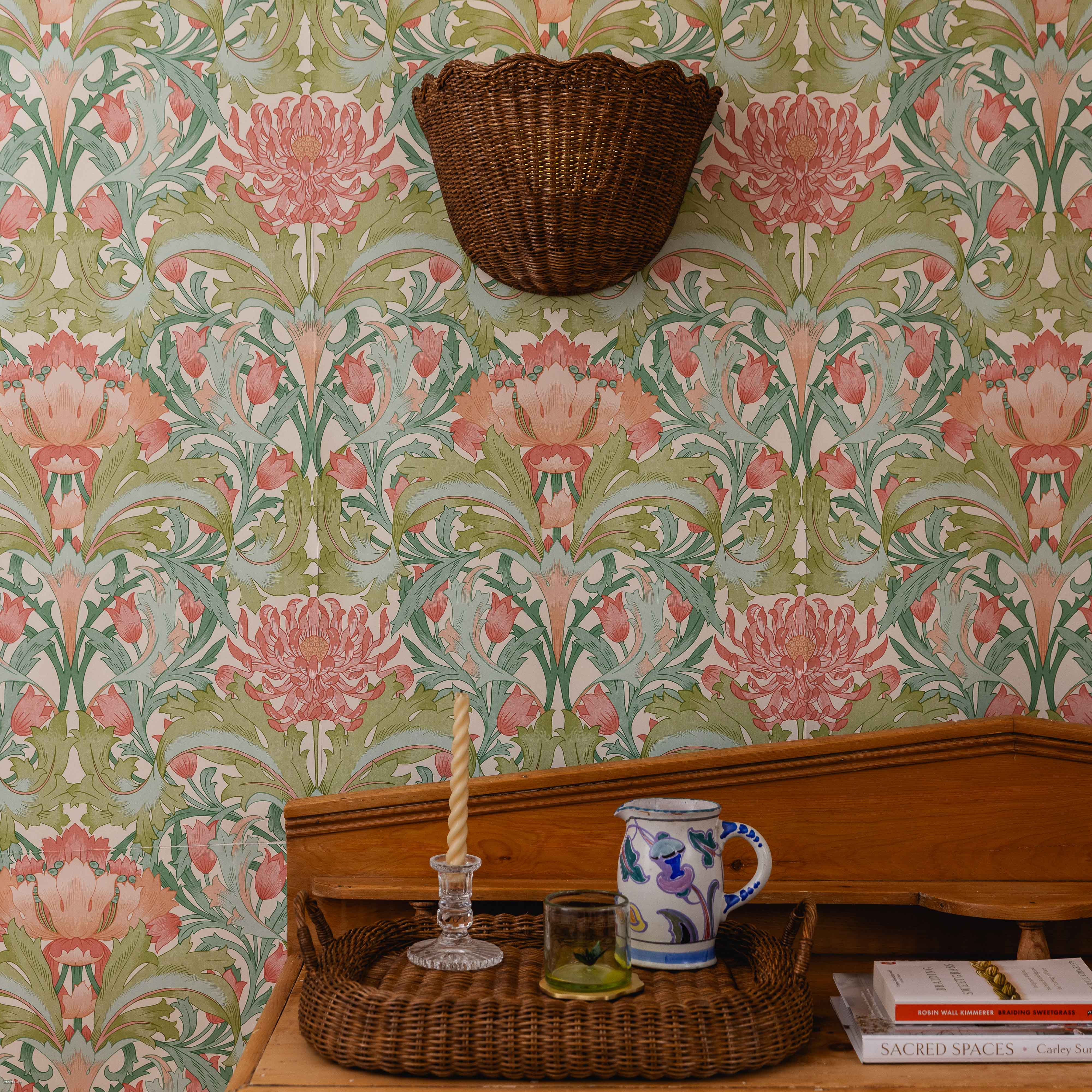 Scalloped-rattan-wall-light-small-teak