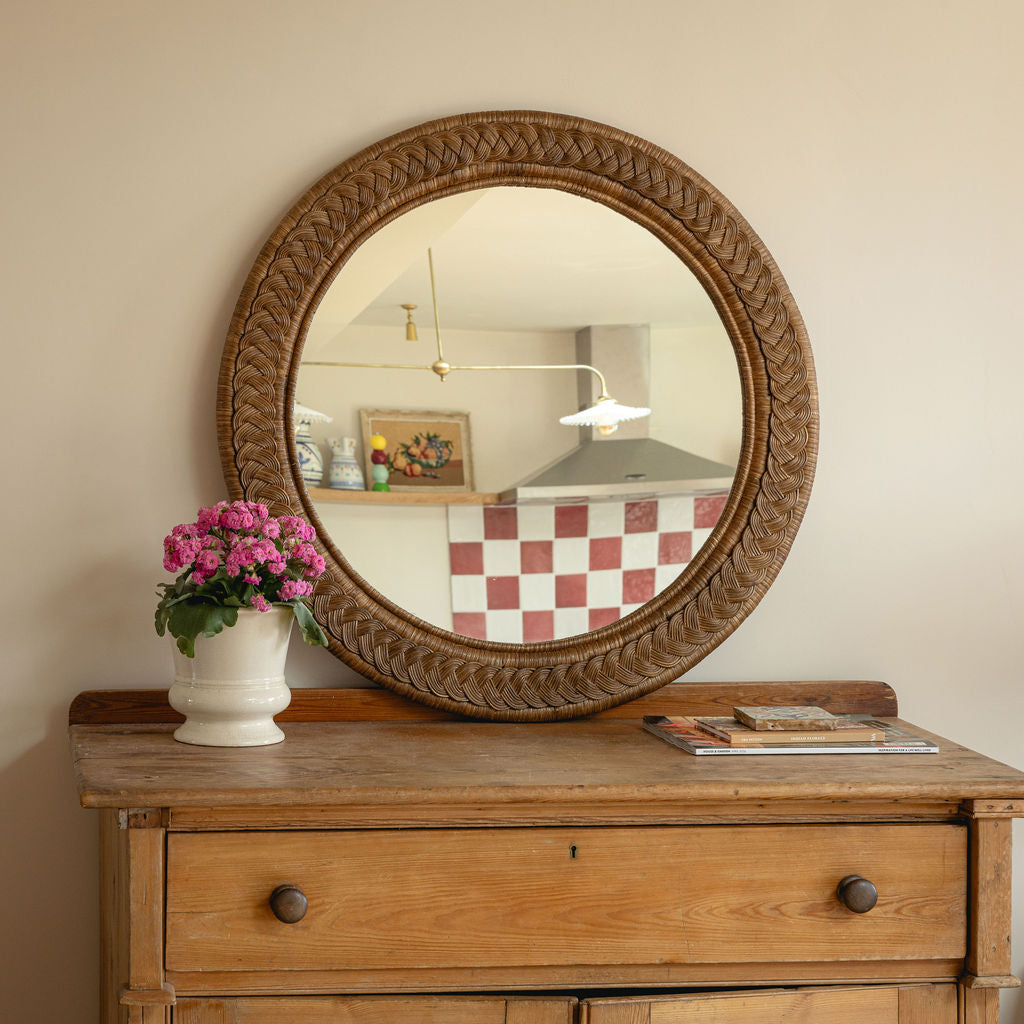 Serena-rattan-mirror-round-lifestyle-lifestyle-two
