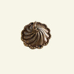 Shell-Ceiling-rose-aged-brass