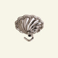 Shell-brass-ceiling-rose-chrome