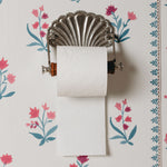 Shell-loo-roll-holder-chrome-with-a-loo-roll