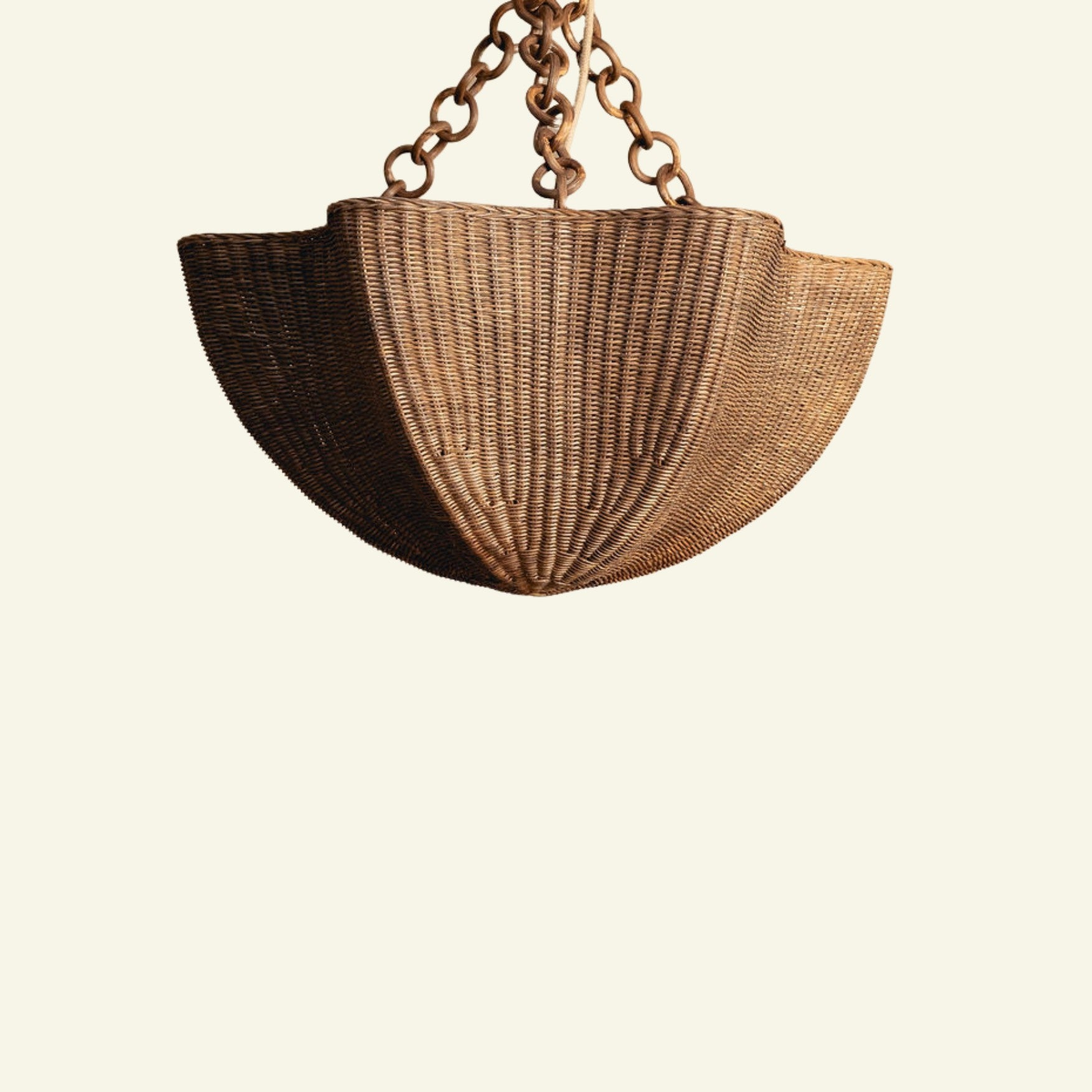 Tallulah Rattan Pendant Shade, Teak