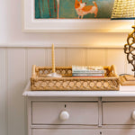 Goldie rattan tray
