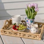 Ivy Rattan serving tray