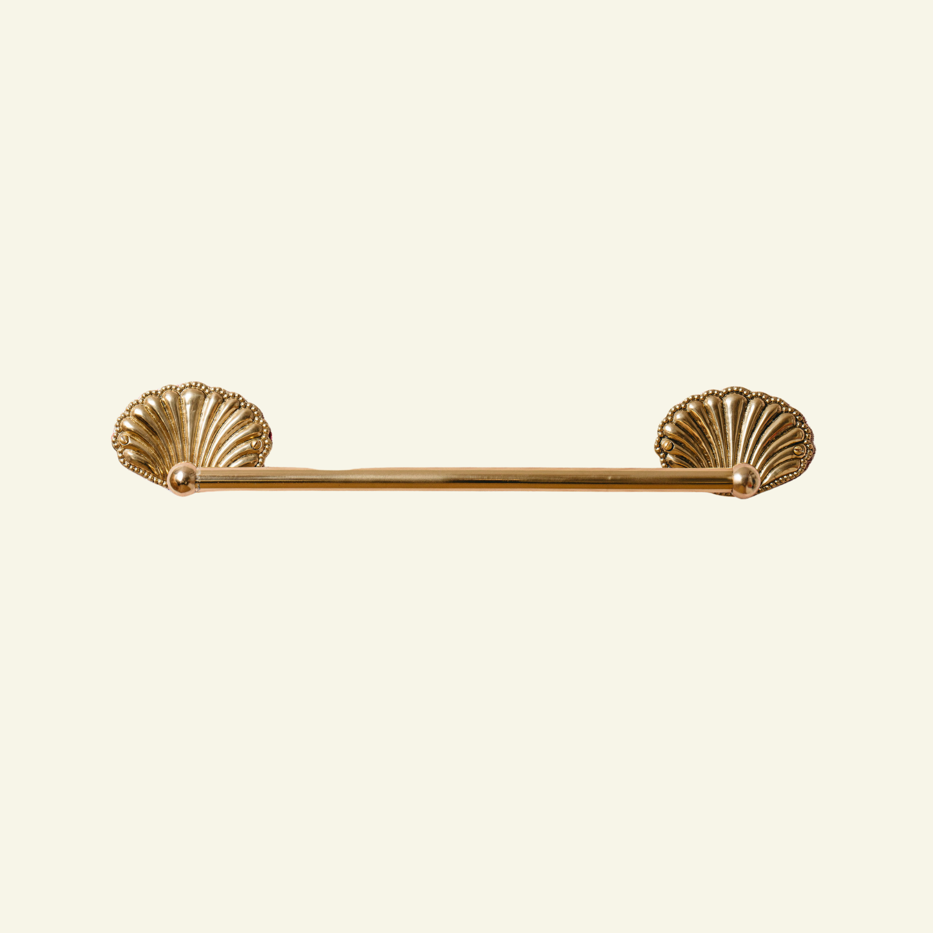Shell Brass Towel Rack | Brass Bathroom Accessories | Hastshilp.co.uk
