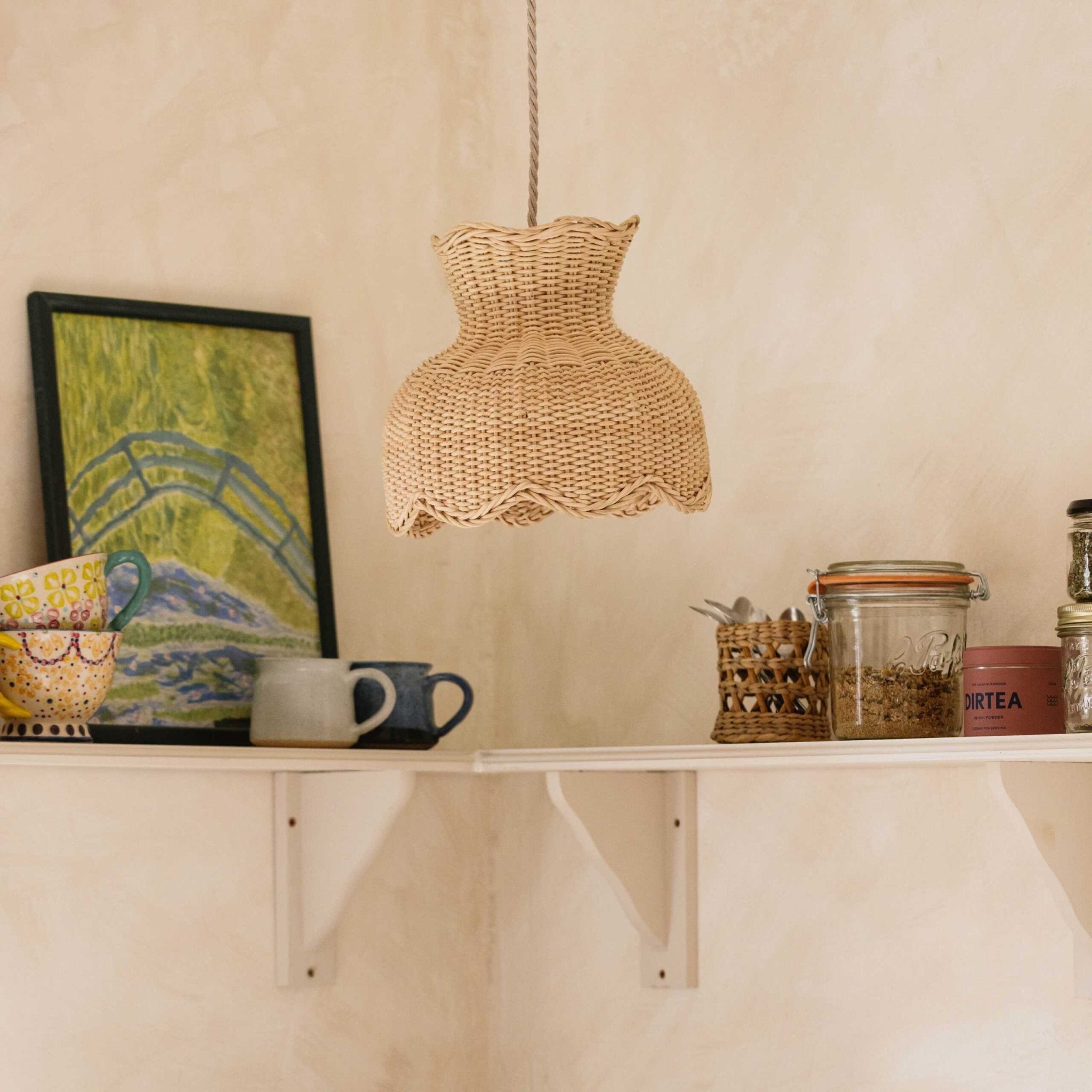 Anar rattan pendant lampshade