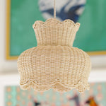 Anar Rattan Lampshade/wicker pendant small