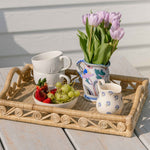 Ivy Rattan serving tray