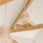 Octavia Rattan Pendant/wicker lampshade