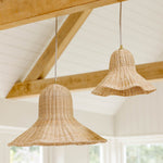 Octavia Rattan Pendant/wicker lampshade